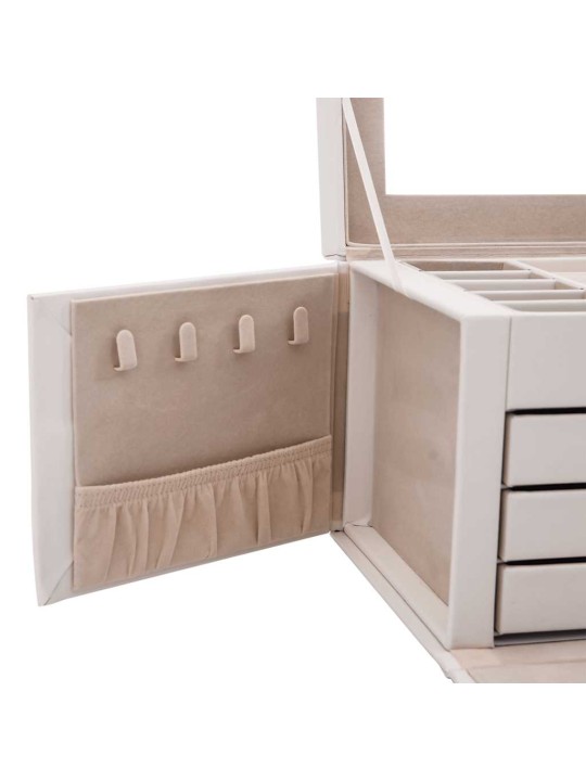 EHTEKARP 4-KIHILINE PEEGLIGA LUKUSTATAV VALGE 22,5X17,5X16,5 CM