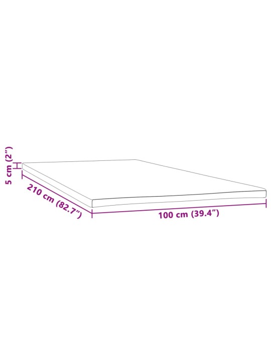 Kattemadrats 100x210x5 cm