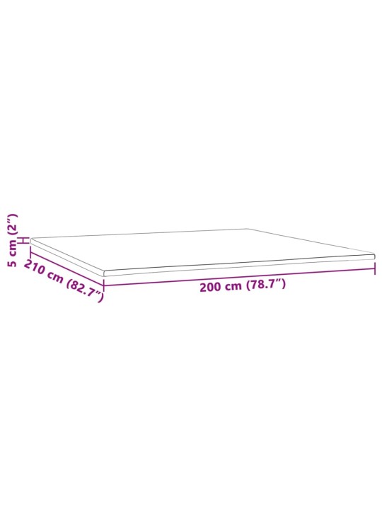 Kattemadrats 200x210x5 cm