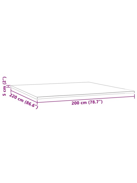 Kattemadrats 200x220x5 cm