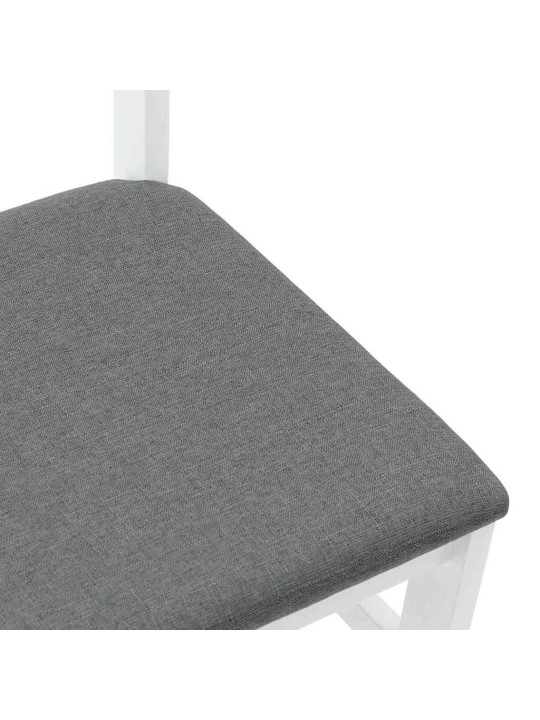 SÖÖGITOOLID PATJADEGA, 2 TK, VALGE, KAUTŠUKIPUIT