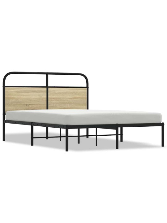 Voodiraam ilma madratsita, sonoma tamm, 140x190 cm