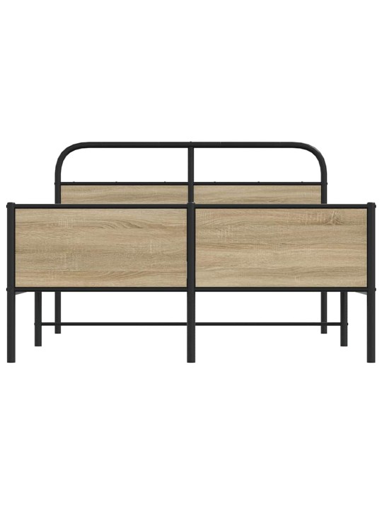 Voodiraam ilma madratsita, sonoma tamm, 140x190 cm