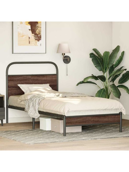 VOODIRAAM ILMA MADRATSITA, PRUUN TAMM, 107X203 CM