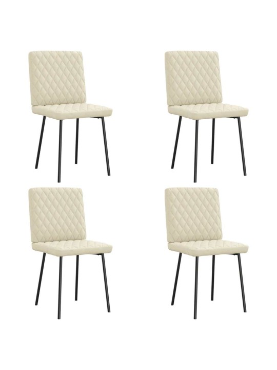 SÖÖGITOOLID 4 TK, KREEMJAS, KUNSTNAHK