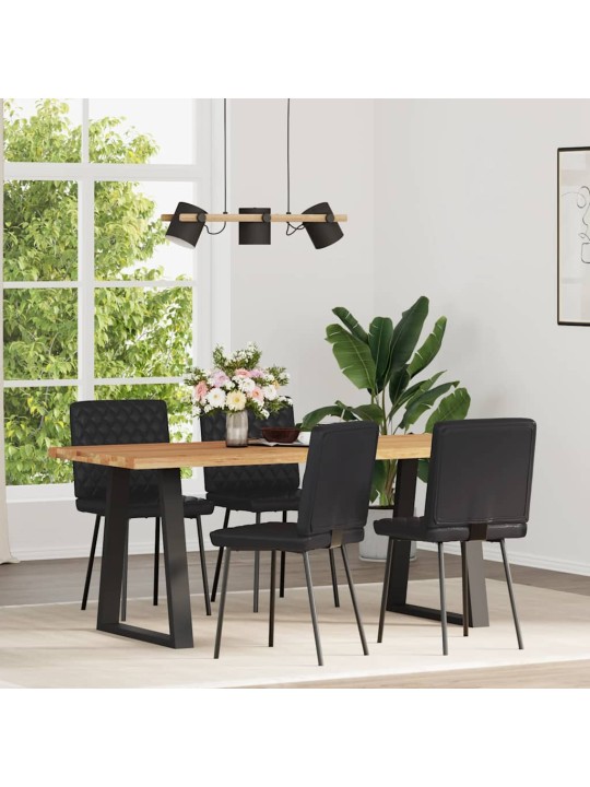 SÖÖGITOOLID 4 TK, MUST, KUNSTNAHK