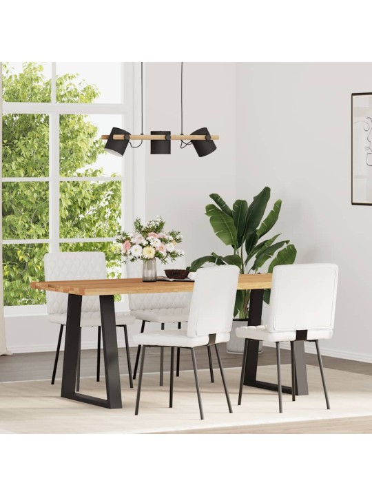 SÖÖGITOOLID 4 TK, VALGE, KUNSTNAHK