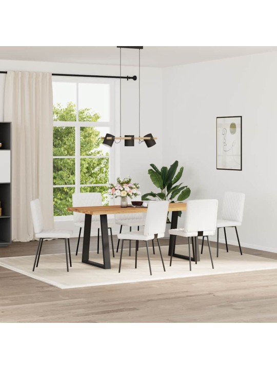SÖÖGITOOLID 6 TK, VALGE, KUNSTNAHK