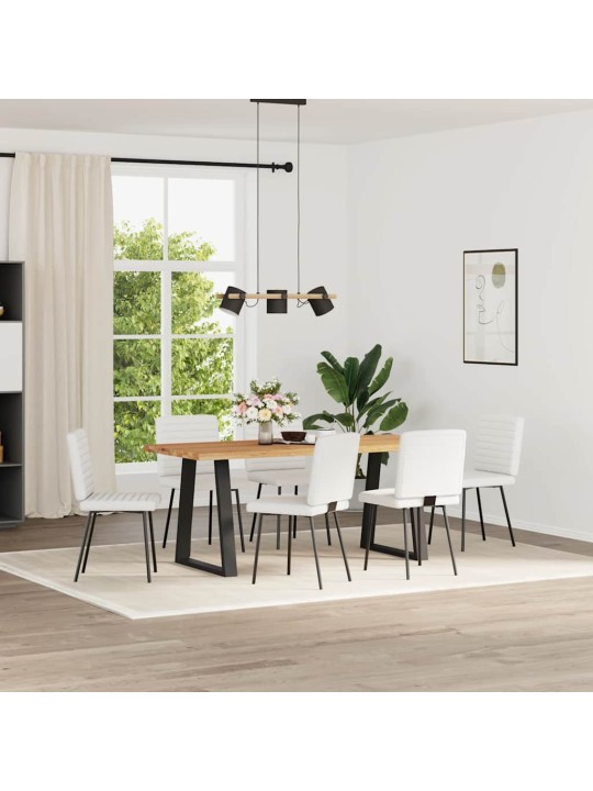 SÖÖGITOOLID 6 TK, VALGE, KUNSTNAHK