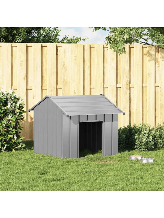 KATUSEGA KOERAMAJA 85X107X81 CM GALVANISEERITUD TERAS
