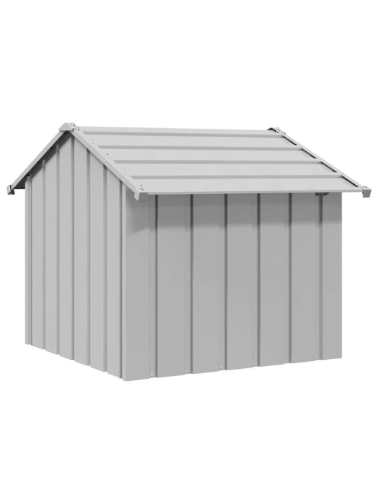 KATUSEGA KOERAMAJA 85X107X81 CM GALVANISEERITUD TERAS