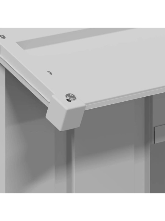 KATUSEGA KOERAMAJA 85X107X81 CM GALVANISEERITUD TERAS