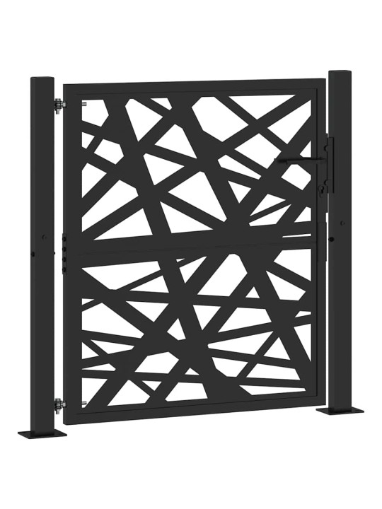 AIAVÄRAV MUST 105X106 CM TERASEST VALGUSTI DISAIN