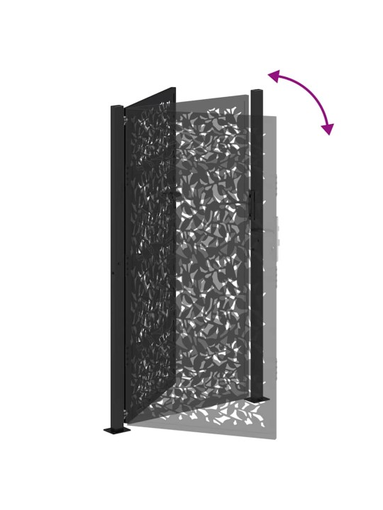 AIAVÄRAV MUST 105X180 CM TERASLEHE DISAIN