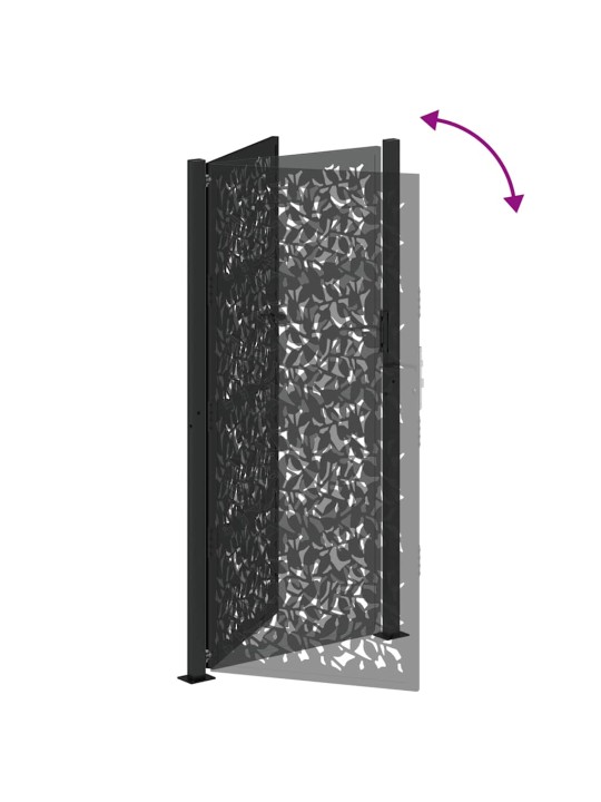AIAVÄRAV MUST 105X205 CM TERASLEHE DISAIN