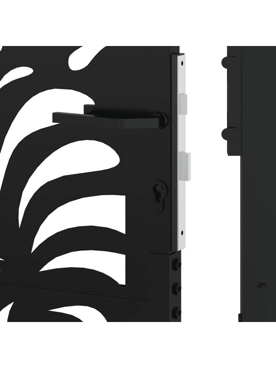 AIAVÄRAV MUST 105X130 CM TERASEST WAVE DESIGN