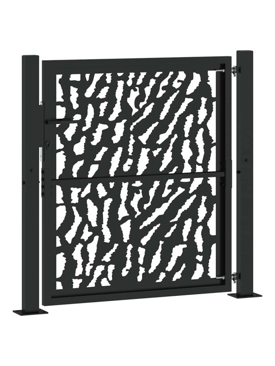 AIAVÄRAV MUST 105X106 CM TERASEST JÄLJEKUJUNDUS