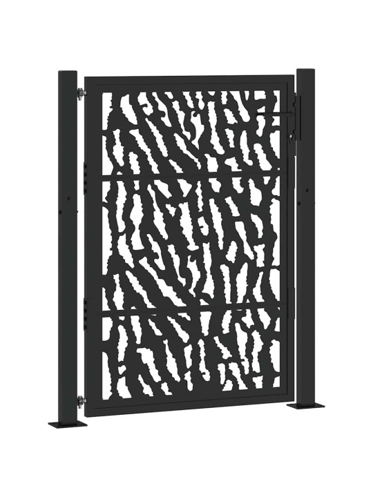 AIAVÄRAV MUST 105X130 CM TERASEST JÄLJEKUJUNDUS