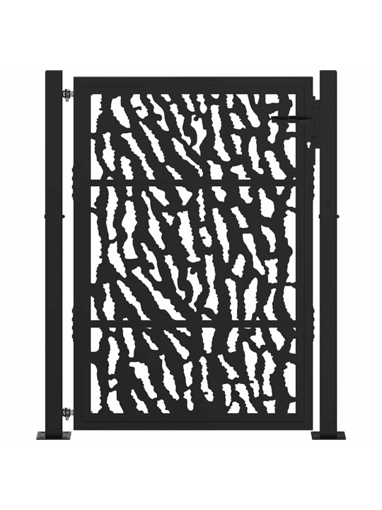 AIAVÄRAV MUST 105X130 CM TERASEST JÄLJEKUJUNDUS