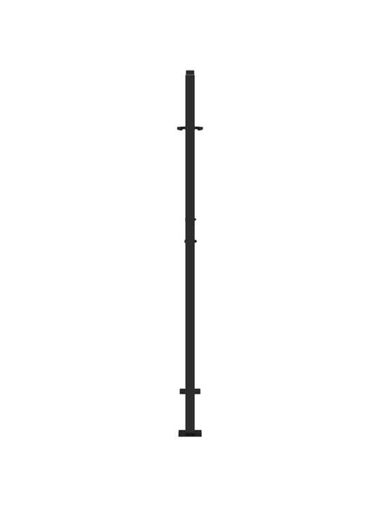 AIAVÄRAV MUST 105X155 CM TERASEST JÄLJEKUJUNDUS