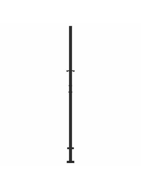 AIAVÄRAV MUST 105X180 CM TERASEST JÄLJEKUJUNDUS
