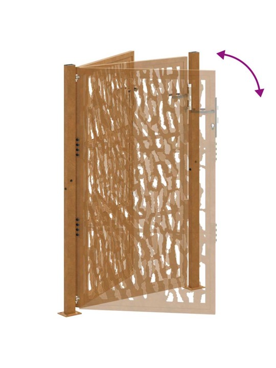 AIAVÄRAV 105X155 CM ILMASTIKUKINDEL TERASEST JÄLJEKUJUNDUS