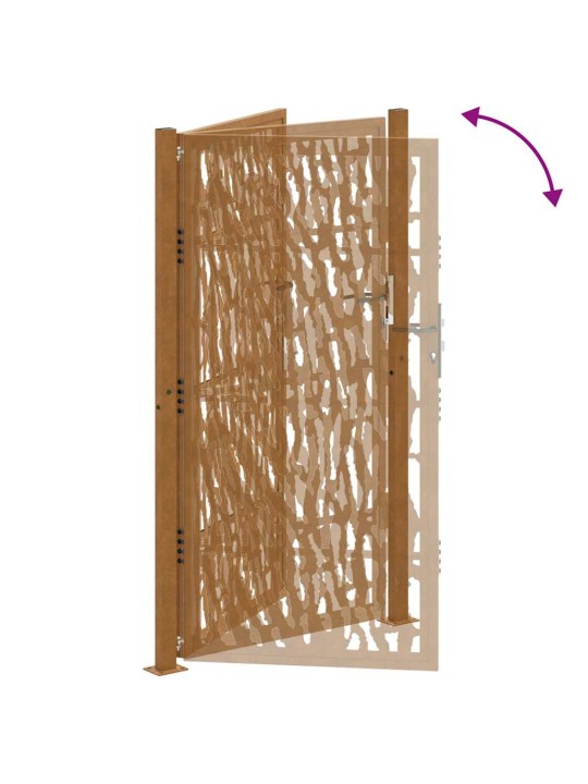 AIAVÄRAV 105X180 CM ILMASTIKUKINDEL TERASEST JÄLJEKUJUNDUS