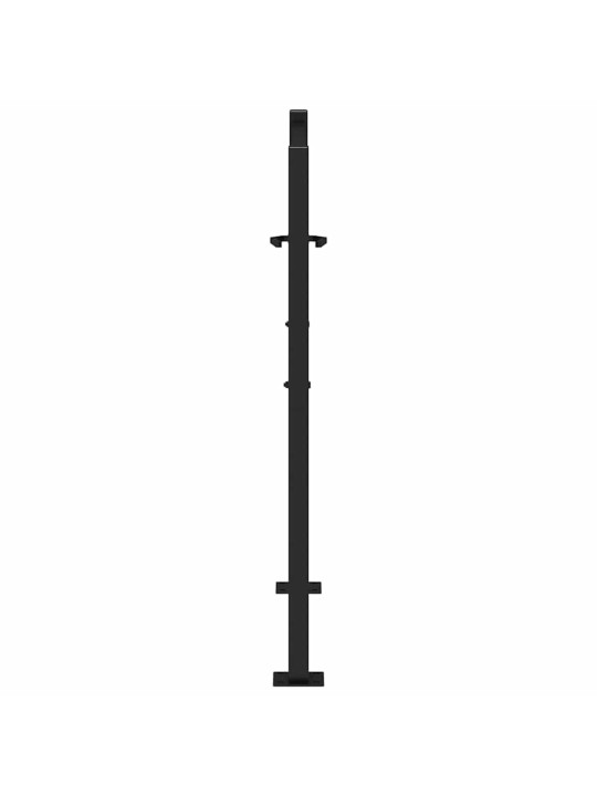 AIAVÄRAV MUST 105X106 CM TERASEST RISTI DISAIN