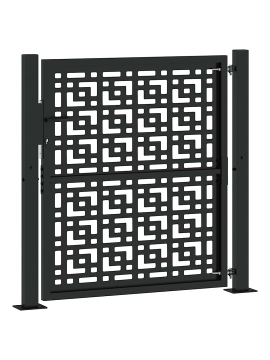 AIAVÄRAV MUST 105X106 CM TERASEST RISTI DISAIN