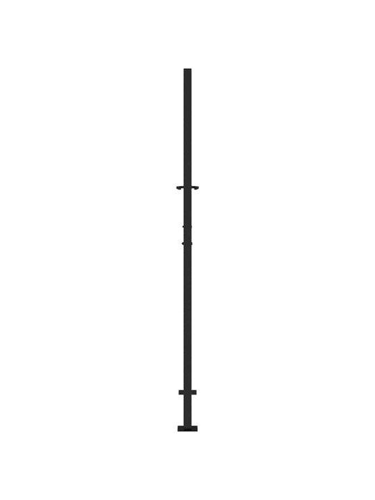 AIAVÄRAV MUST 105X180 CM TERASEST RISTI DISAIN
