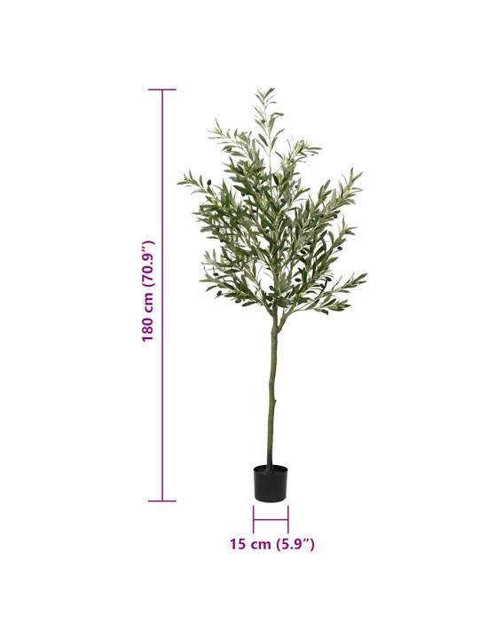KUNSTLIK OLIIVIPUU 700 LEHED 180 CM ROHELISED