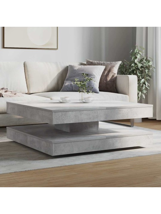 Diivanilaud 360 kraadi pööratav betoonhall 90x90x34,5 cm