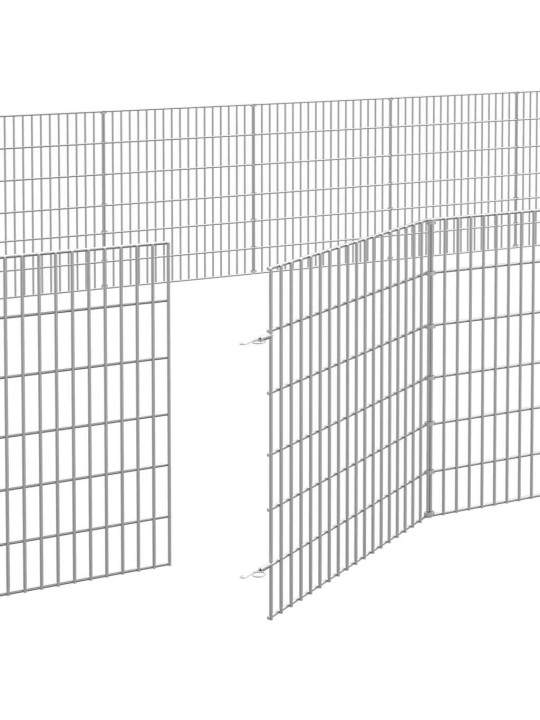 Loomade aedik 48 paneeli 54x60 cm tsingitud raud