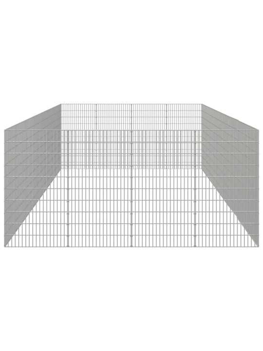 Loomade aedik 24 paneeli 54x100 cm tsingitud raud