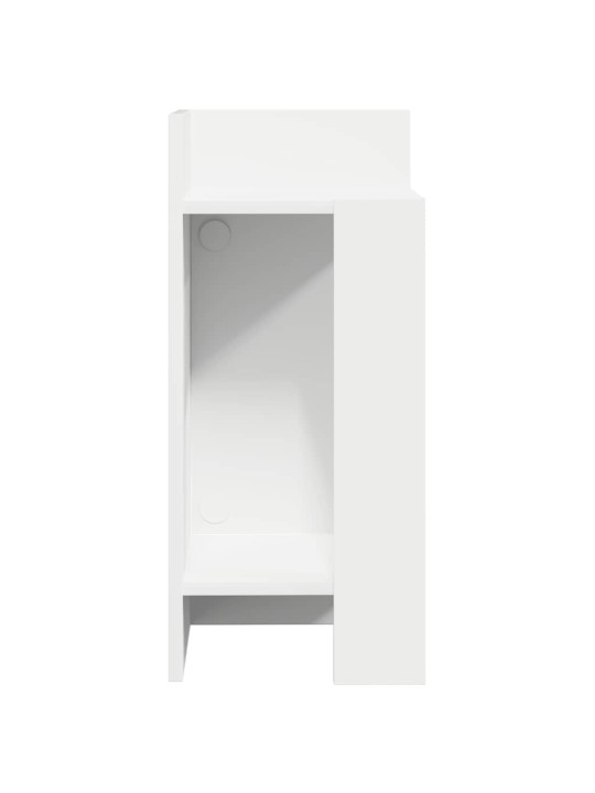 KÜLJELAUD RIIULIGA VALGE 25,5X27X60 CM