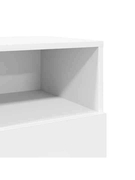 ÖÖKAPID 2 TK, 2 SAHTLIGA, VALGE 36X36X68 CM