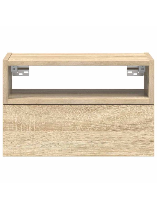 SEINALE KINNITATAVAD ÖÖKAPID, 2 TK, SONOMA TAMM, 45X26X28,5 CM