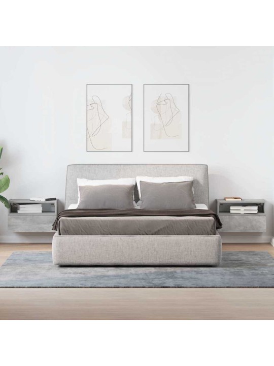 SEINALE KINNITATAVAD ÖÖKAPID, 2 TK, BETOONHALL 45X26X28,5 CM