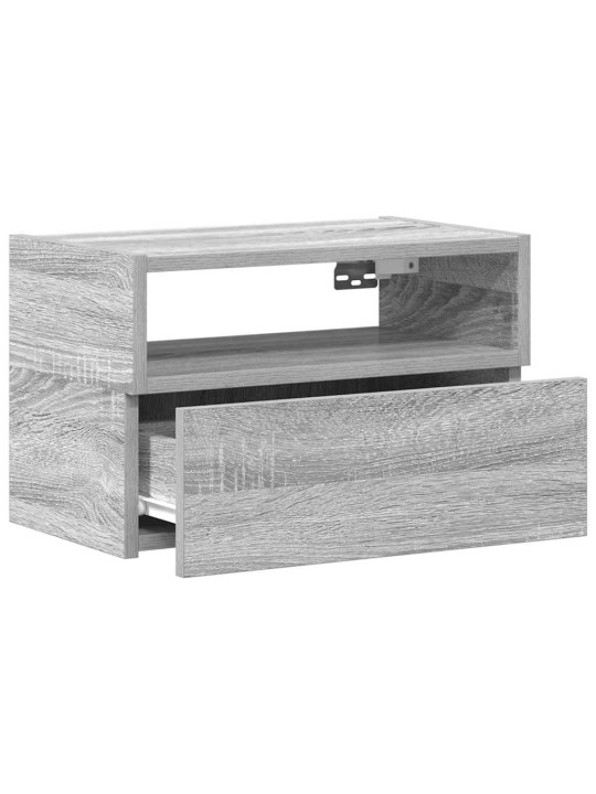 SEINALE KINNITATAV ÖÖKAPP, HALL SONOMA 45X26X28,5 CM