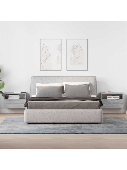 SEINALE KINNITATAVAD ÖÖKAPID, 2 TK, HALL SONOMA 45X26X28,5 CM