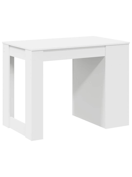 KIRJUTUSLAUD SAHTLI JA RIIULIGA, VALGE 102X62X77,5CM EHITUSPUIT