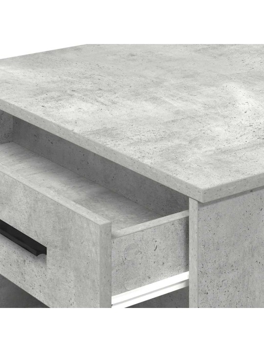 KIRJUTUSLAUD SAHTLI JA RIIULIGA, BETOONHALL, 102X62X77,5 CM