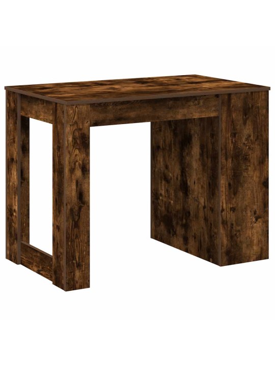 KIRJUTUSLAUD SAHTLI JA RIIULIGA SUITSUTATUD TAMM 102X62X77,5 CM