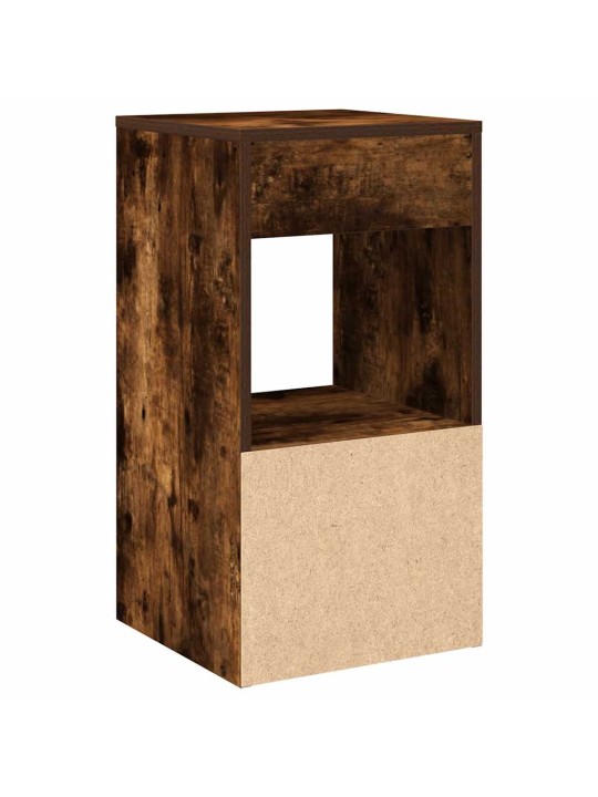 SAHTLIGA ÖÖKAPID 2 TK, SUITSUTATUD TAMM, 35X34X66,5 CM