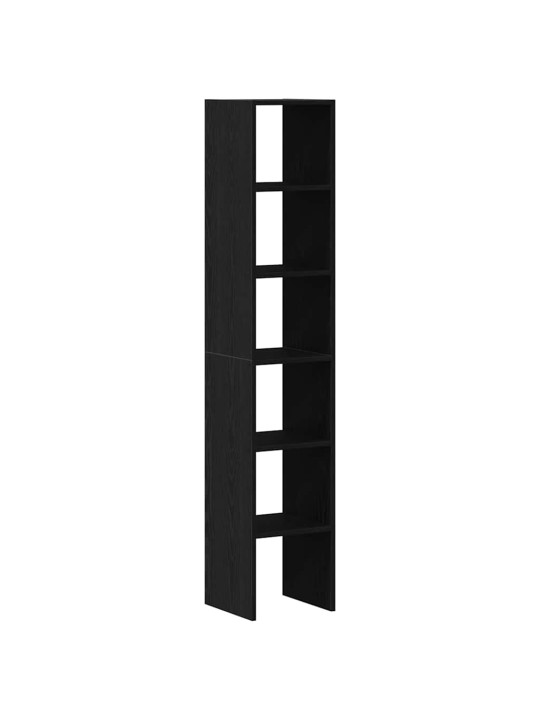 RAAMATUKAPID 2TK, VIRNASTATAV, MUST TAMM, 30X30X80CM, TEHISPUIT