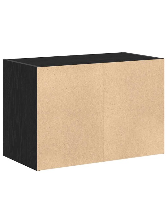 KAPP 2 SAHTLIGA, MUST TAMM, 60X31X40 CM, TEHISPUIT