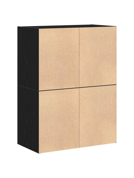KAPID 2 SAHTLIGA 2 TK, MUST TAMM, 60X31X40 CM, TEHISPUIT