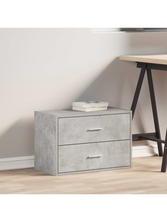 KAPP 2 SAHTLIGA, BETOONHALL, 60X31X40 CM, TEHISPUIT
