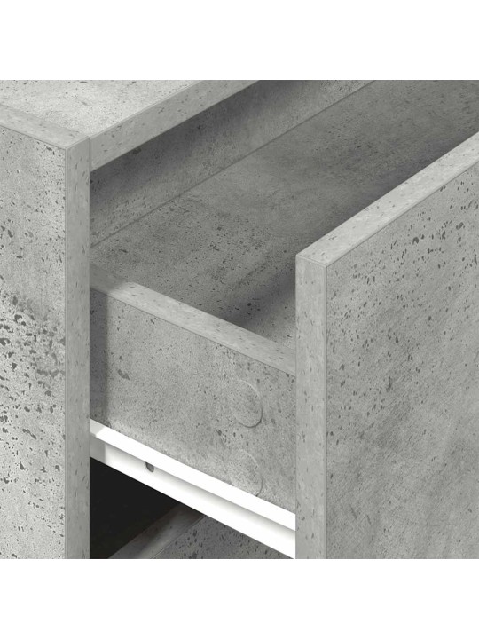 KAPP 2 SAHTLIGA, BETOONHALL, 60X31X40 CM, TEHISPUIT