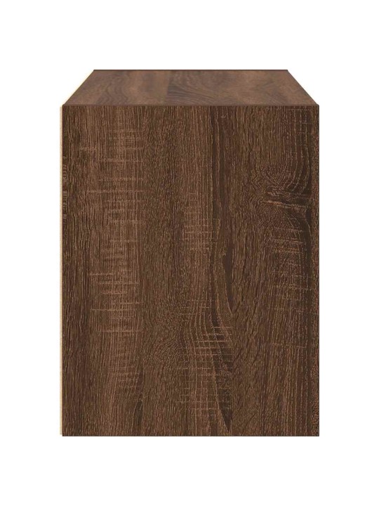 KAPP 2 SAHTLIGA, PRUUN TAMM, 60X31X40 CM, TEHISPUIT